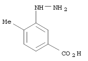 3-hydrazinyl-4-methylbenzoic acid,hydrochloride